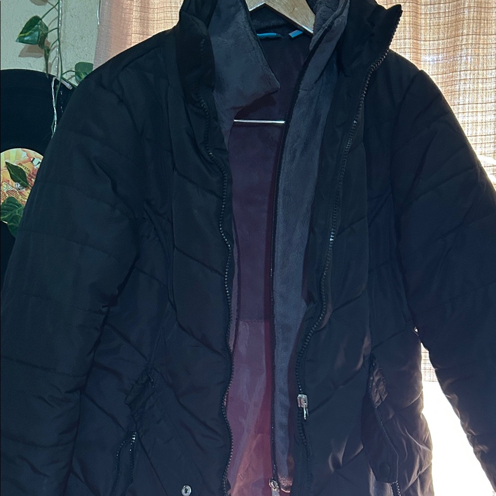 Free Country Black Puffer Jacket